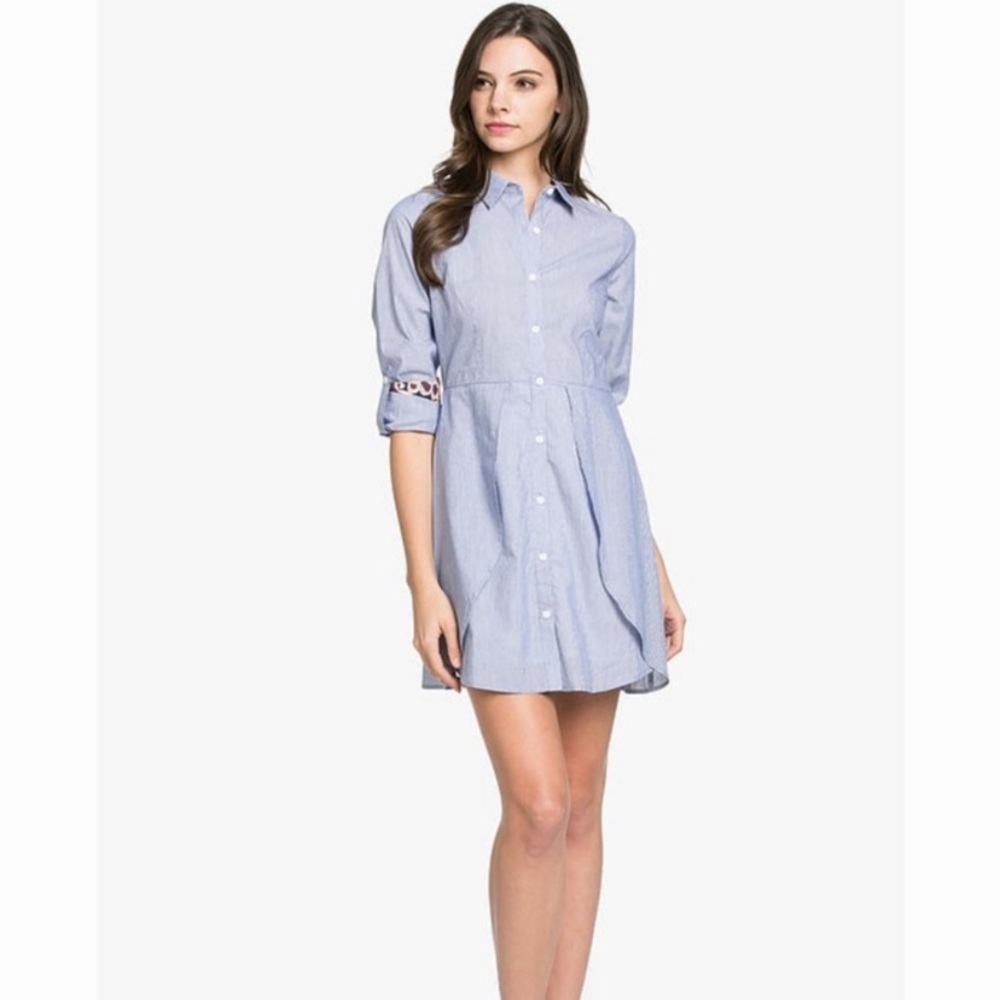 Doe & Rae Stripe shirt dress